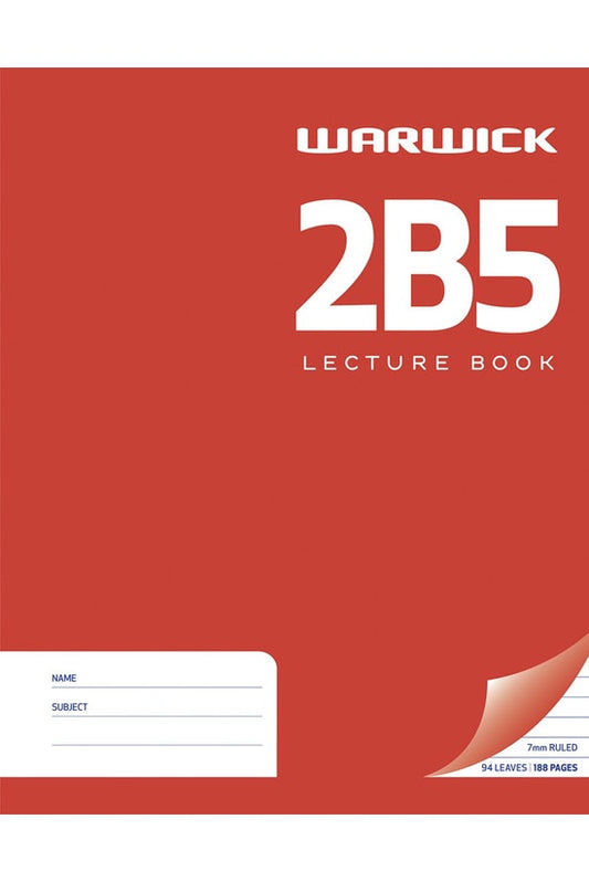 LECTURE BOOK WARW 2B5 A4 7MM 94LF - City Books & Lotto