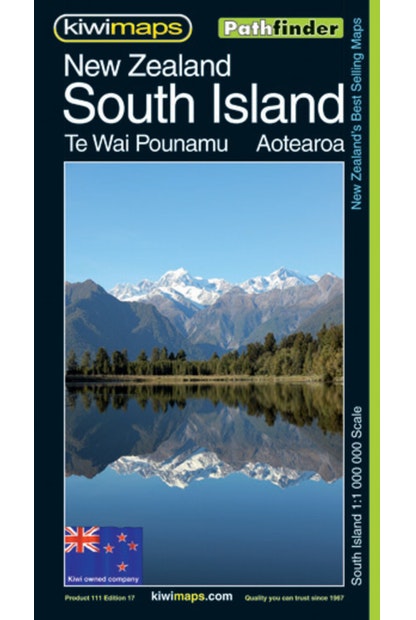 KIWIMAPS SOUTH ISLAND PATHFINDER MAP - City Books & Lotto