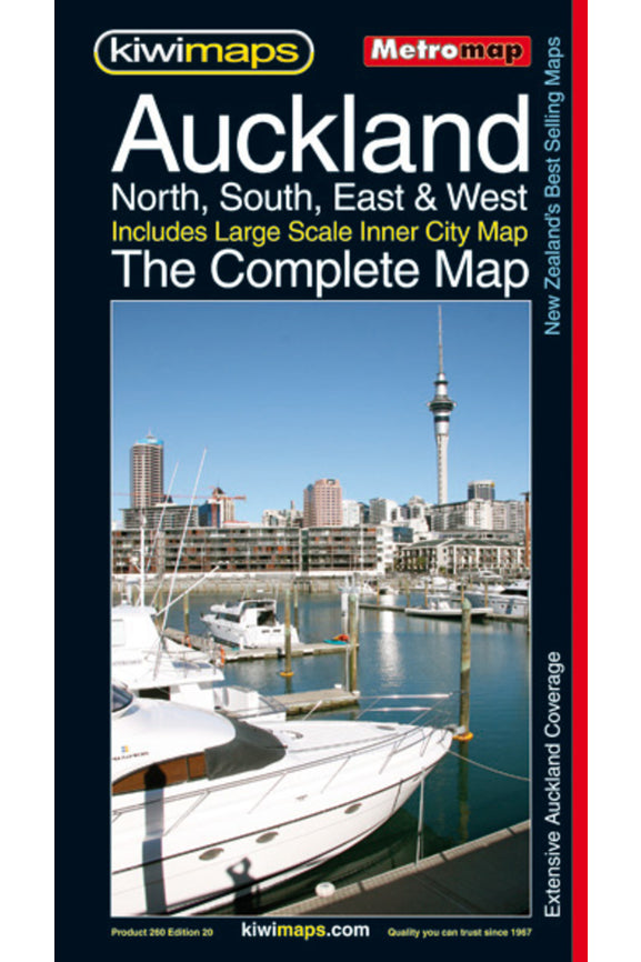 Kiwimaps Auckland Complete Metromap