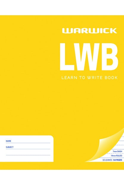 EXERCISE BOOK WARW LWB 255X205MM 32LF - City Books & Lotto