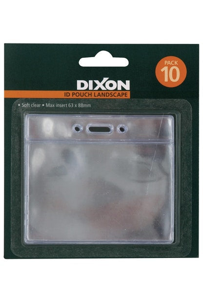 ID POUCH DIXON LANDSCAPE CLEAR PK 10 - City Books & Lotto