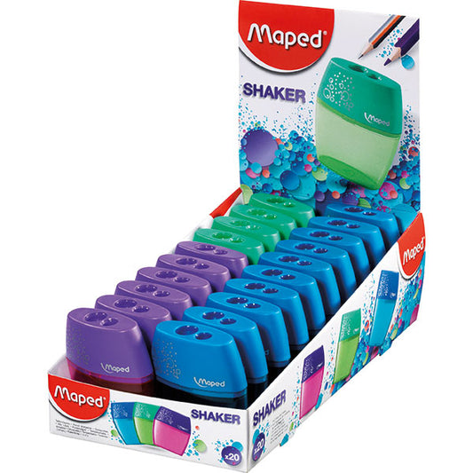 SHARPENER MAPED SHAKER 2 HOLE LOOSE - City Books & Lotto