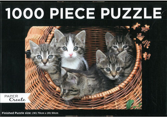 Jigsaw 1000 pc Puzzle Cats