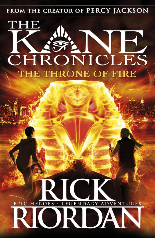 KANE CHRONICLES BK 2: THE THRONE OF FIRE by Rick Riordan - City Books & Lotto