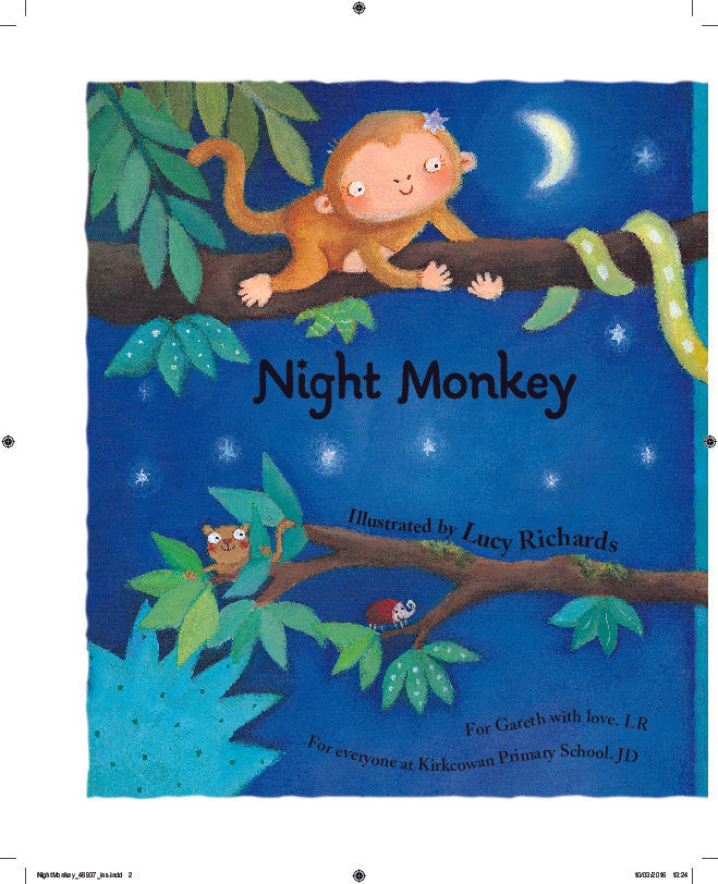 Night Monkey Day Monkey Julia Donaldson Lucy Richards - City Books & Lotto