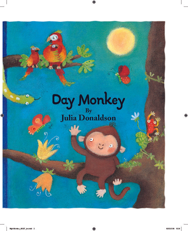 Night Monkey Day Monkey Julia Donaldson Lucy Richards - City Books & Lotto