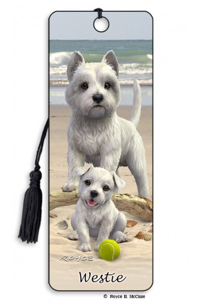 Bookmark Westie - City Books & Lotto