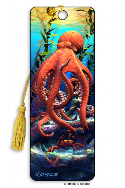 Bookmark Big Bad Octopus - City Books & Lotto