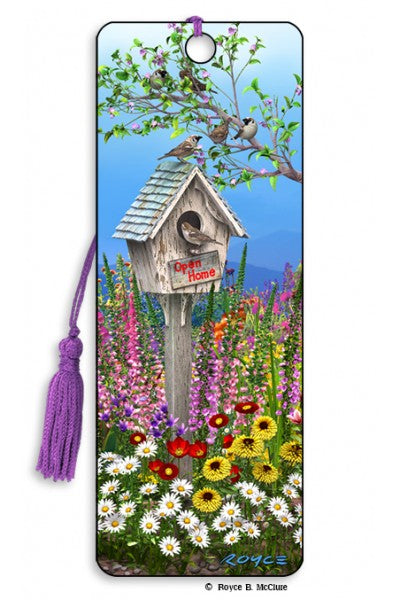 Bookmark Birdhouse - City Books & Lotto