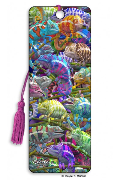 Bookmark Chameleons - City Books & Lotto