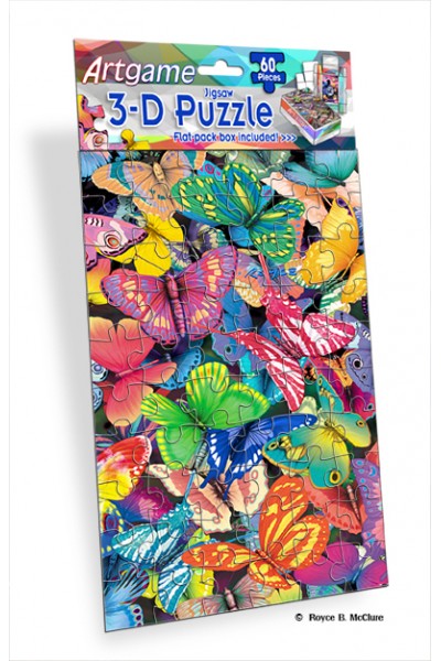 MINI JIGSAW 3D BUTTERFLY - City Books & Lotto