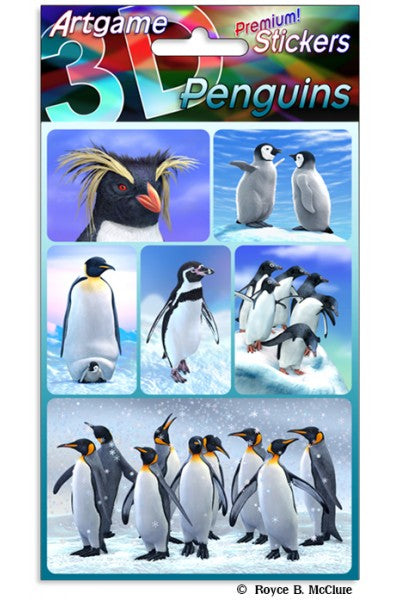 3D Stickers Penguins - City Books & Lotto