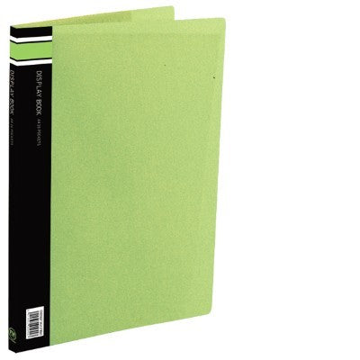 DISPLAY BOOK FM A4 20 PCKT VIVID LIME - City Books & Lotto