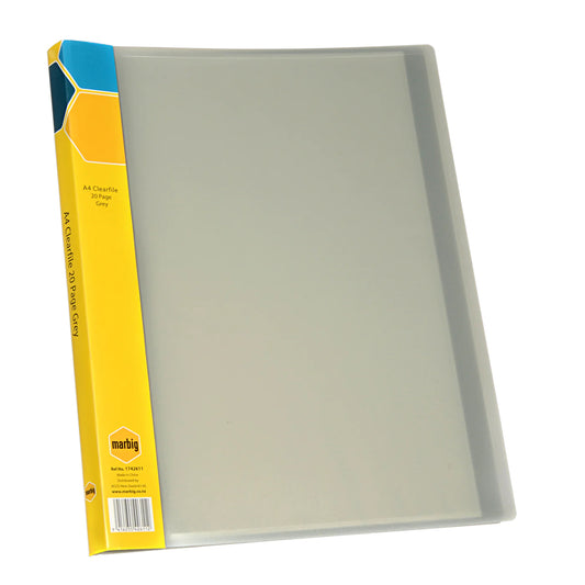 Display Book A4 20 Page Grey