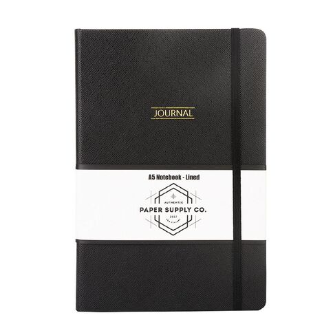 OSC Citta Hardcover A5 Black Journal - City Books & Lotto
