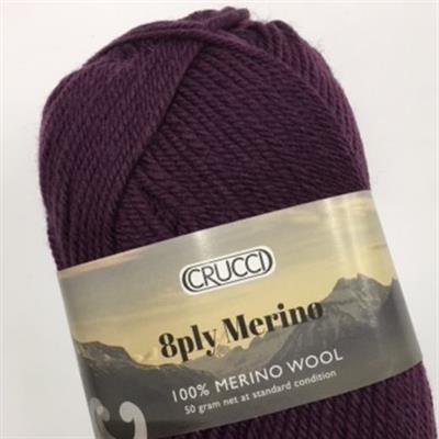 Crucci 8 Ply Merino 50 gm - City Books & Lotto