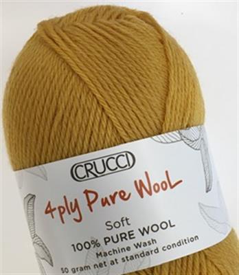 Crucci 4 Ply Pure NZ Wool Soft - City Books & Lotto