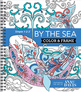 COLOUR & FRAME ADULT COLOURING - BY THE SEA - City Books & Lotto
