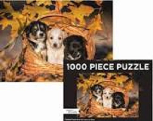 Jigsaw 1000 pc Puzzle Puppies