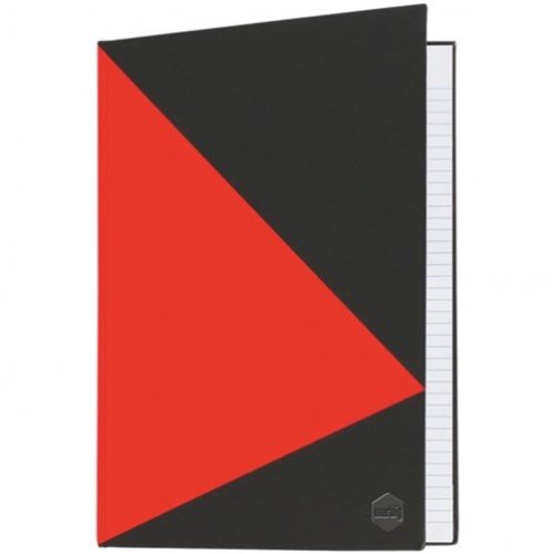 Notebook Marbig A4 Red And Black